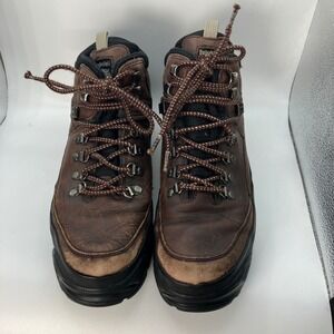 Timberland Mens Hiking Boots‎ Brown Leather Ankle Boots Size 8.5M Outdoor